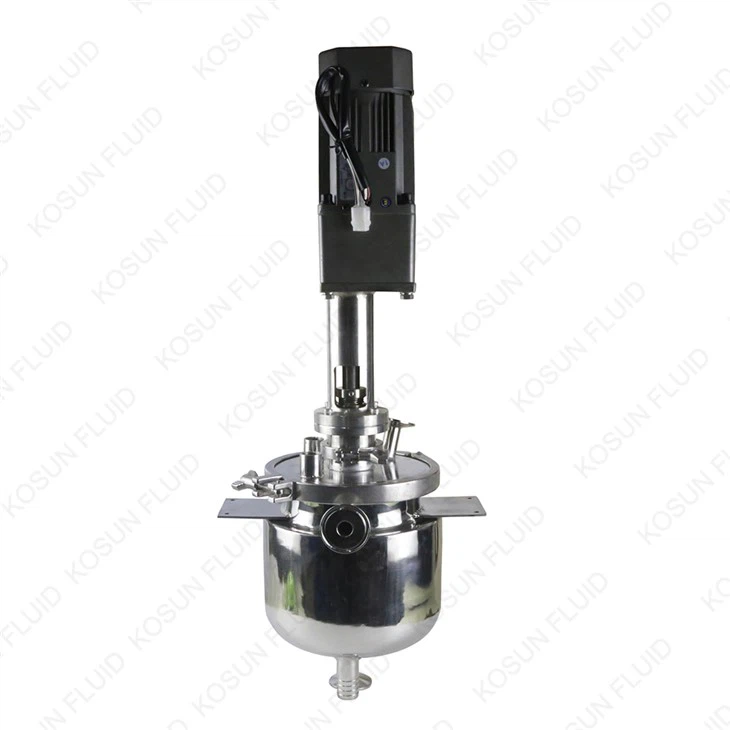 3L Stainless Steel Lab Scale Reactor Tank With Mixer